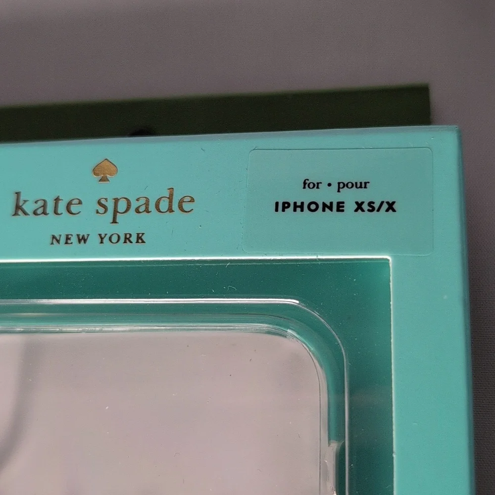 Kate Spade Embellished Clear iPhone XS/X Phone Case